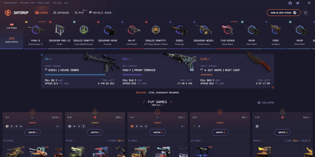 Datdrop Homepage