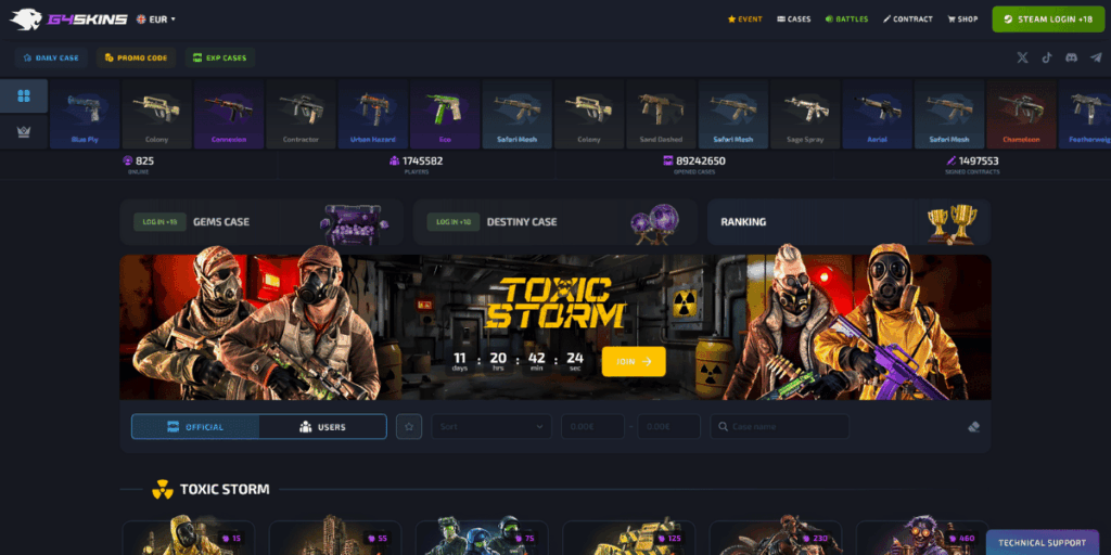 G4-Skins Homepage
