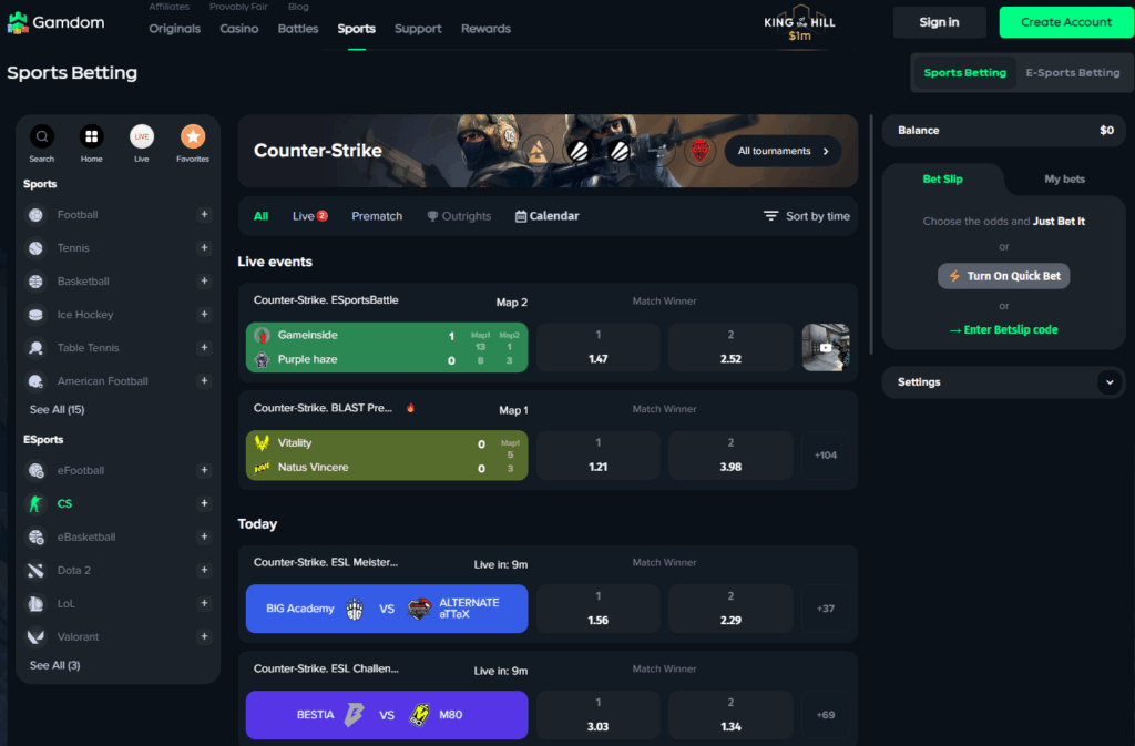 Betting Mode Example: Illustration of a betting interface showcasing diverse options, inspired by platforms like Gamdom. Explore various betting possibilities for an informed gaming experience